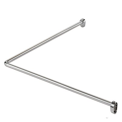 Barra curva extensible para cortina de baño