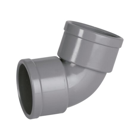 Codo 45° H/H PVC evacuación