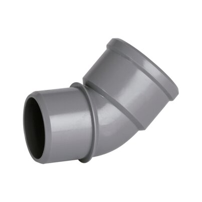 Codo 45° M/H PVC evacuación