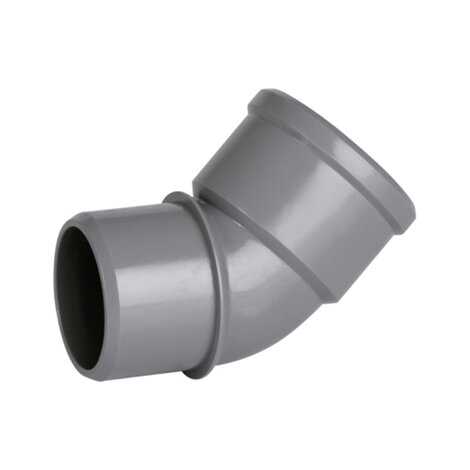 Codo 45° M/H PVC evacuación