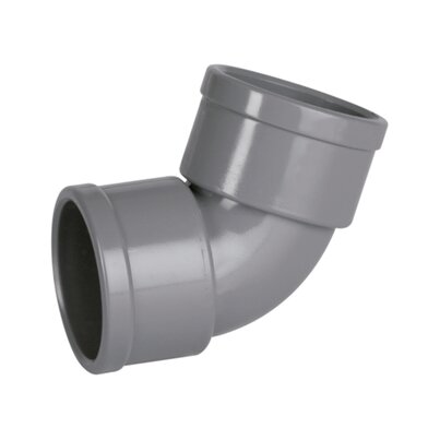 Codo 67° H/H PVC evacuación