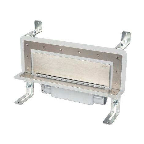 Canaleta Linnum Wall. Sifón 30 mm extraible y válvula de aireación. Canaleta Linnum Wall. Sifón 30 mm extraible y válvula de aireación.