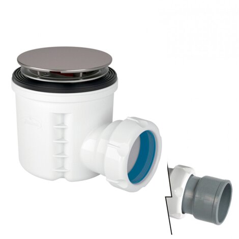 Válvula sifónica para plato ducha altura reducida Ø70. Sifón 50 mm Válvula sifónica para plato ducha altura reducida Ø70. Sifón 50 mm