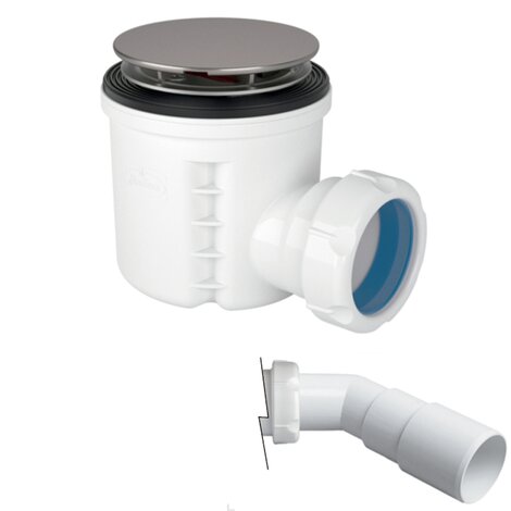 Válvula sifónica para plato ducha altura reducida Ø70. Sifón 50 mm Válvula sifónica para plato ducha altura reducida Ø70. Sifón 50 mm