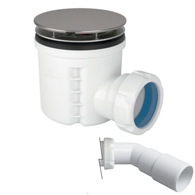 Válvula sifónica para plato ducha altura reducida Ø85. Sifón 50 mm