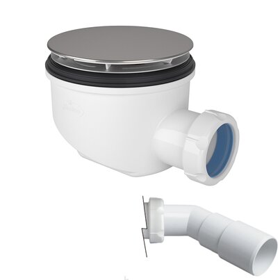 Válvula sifónica para plato ducha altura reducida Ø115. Sifón 50 mm
