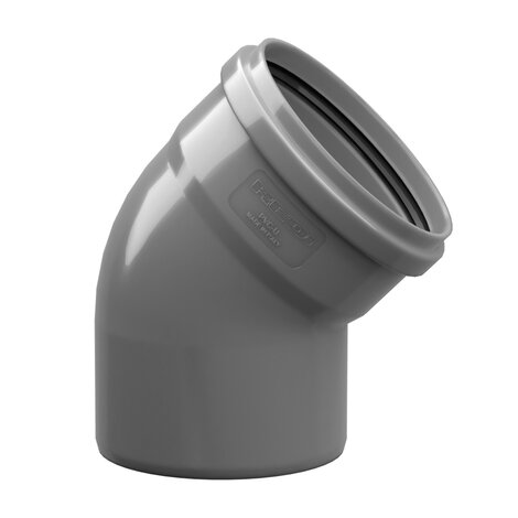 Codo macho/hembra 45º, con junta labiada