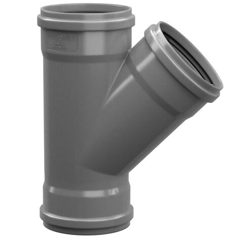 Derivación hembra/hembra 45°, con junta labiada