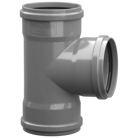 Derivación hembra/hembra 87°30', con junta labiada