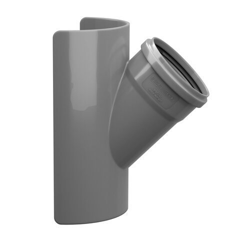 Toma injerto encolado a 45°, con junta labiada