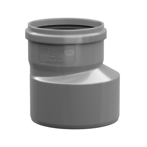 Ampliación concéntrica hembra-macho, con junta labiada