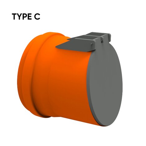 Válvula de clapeta - Hembra