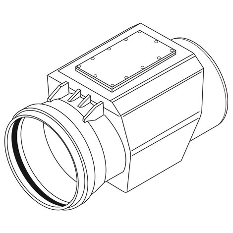 Válvula anti-retorno con junta labiada sin bloqueo