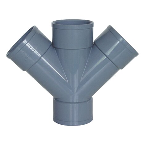 Derivacion 45° doble plana hembra/hembra Derivacion 45° doble plana hembra/hembra