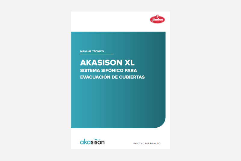 Catálogo técnico AKASISON XL - sistema sifónico para evacuación de cubierta