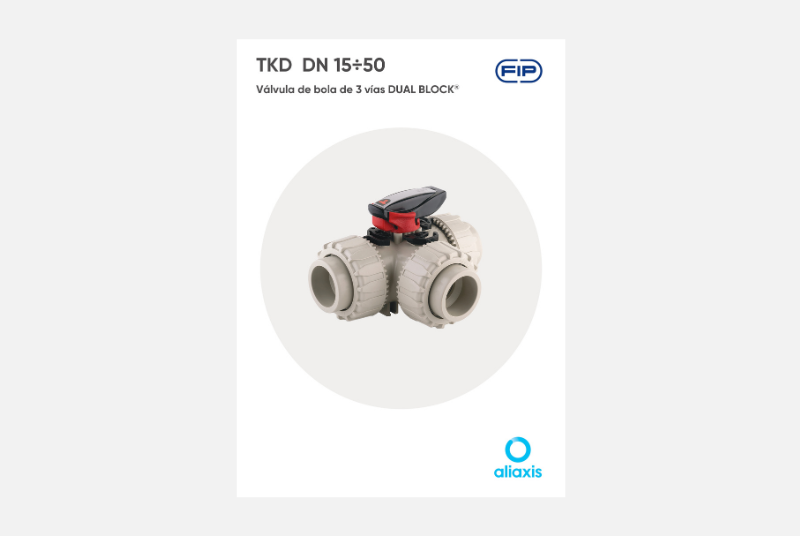 Catálogo Válvula de bola de 3 vías DUAL BLOCK® - PP-H