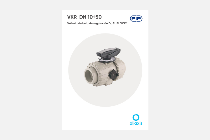 Catálogo Válvula de bola de regulación DUAL BLOCK® PP-H