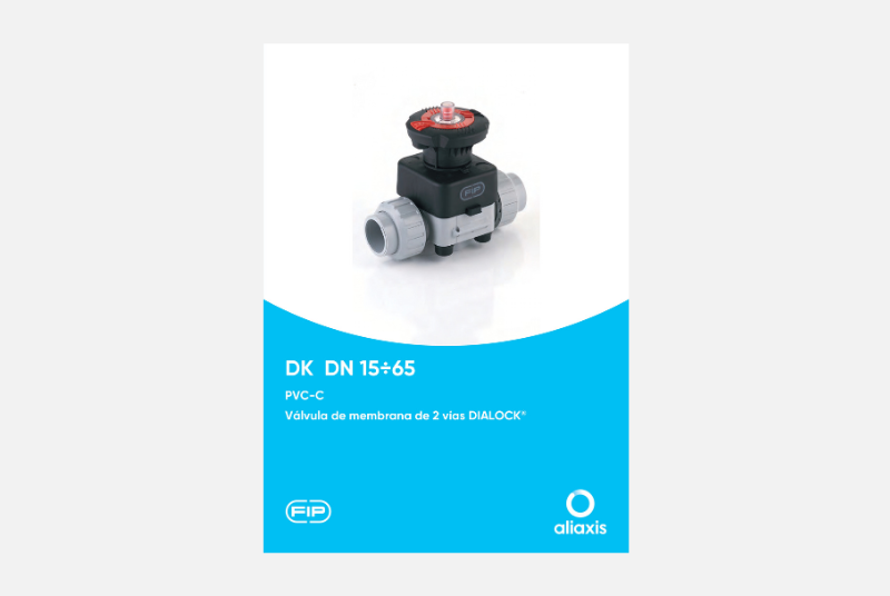 Catálogo Válvula de membrana de 2 vías DIALOCK® - PVC-C
