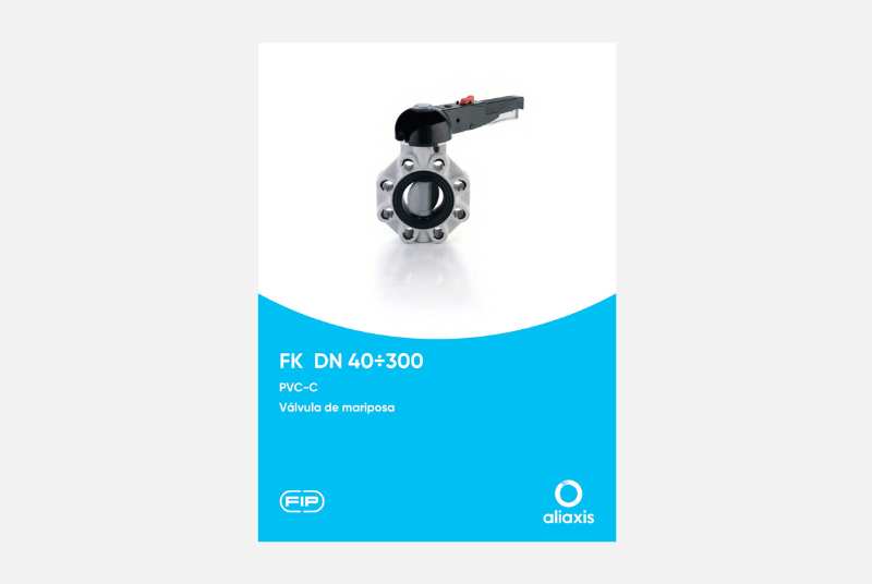 Catálogo Válvula mariposa FK DN 40÷300 - PVC-U