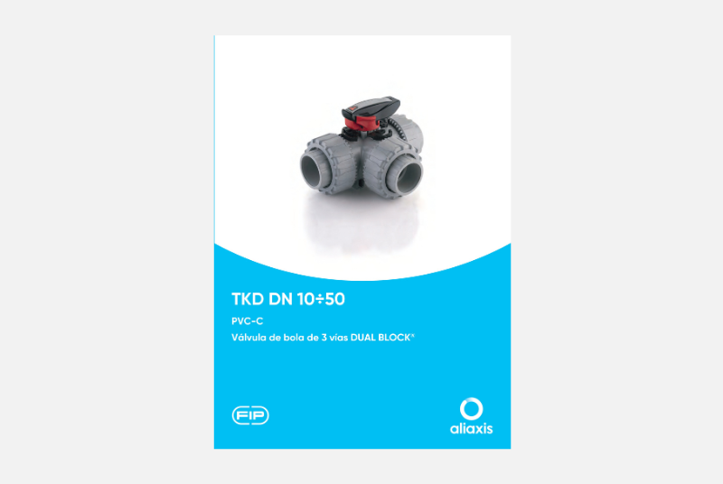 Catálogo Válvula de bola de 3 vías DUAL BLOCK® - PVC-C
