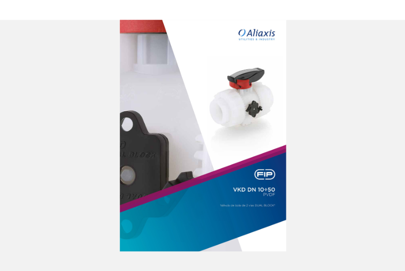 Catálogo Válvula Bola dos Vías  DUAL BLOCK® - VKD DN 10÷50 - PVDF