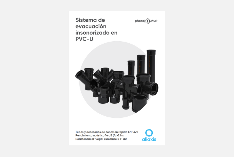 Catálogo General Sistema de evacuación  insonorizado en PVC Phonoblack