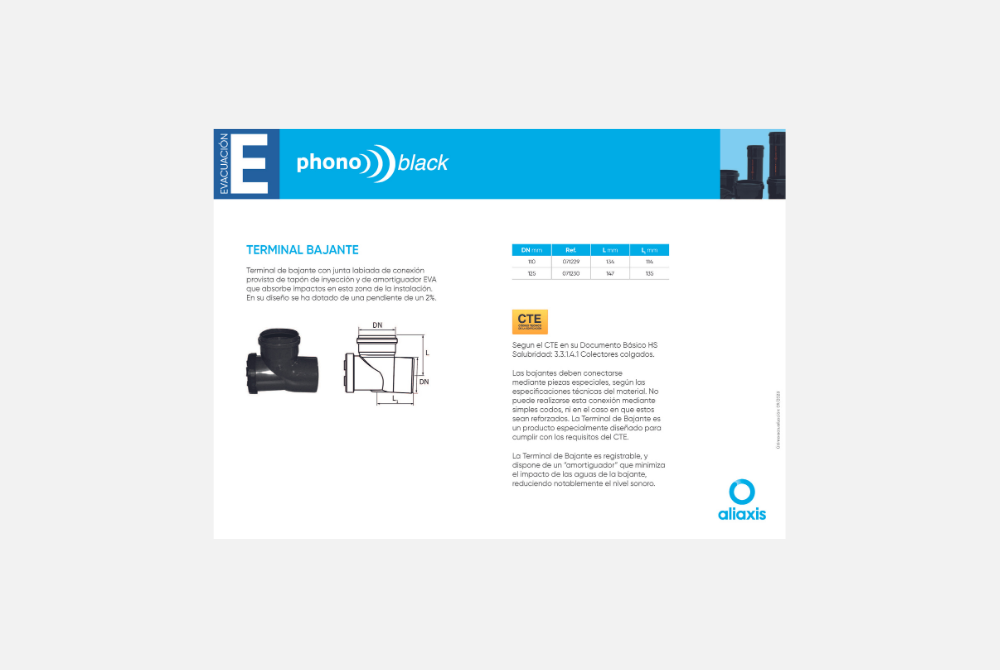 Ficha Técnica Phonoblack Terminal Bajante