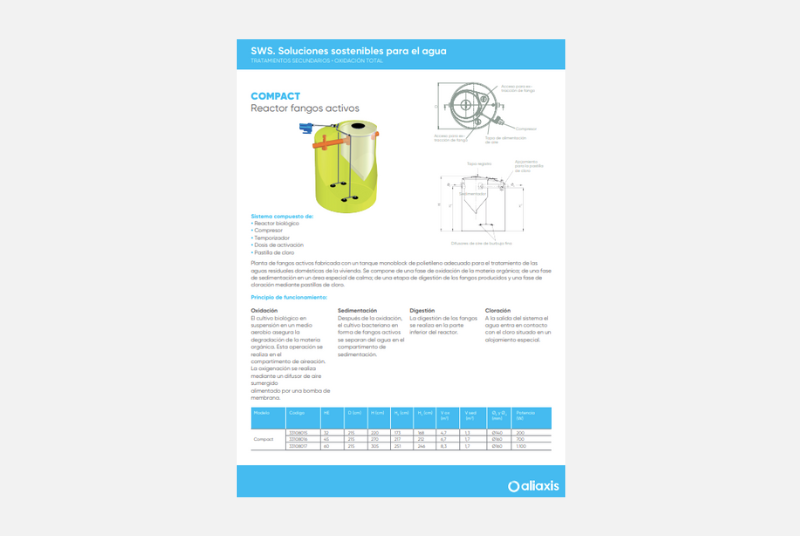 Ficha Técnica Reactor Biológico Compact