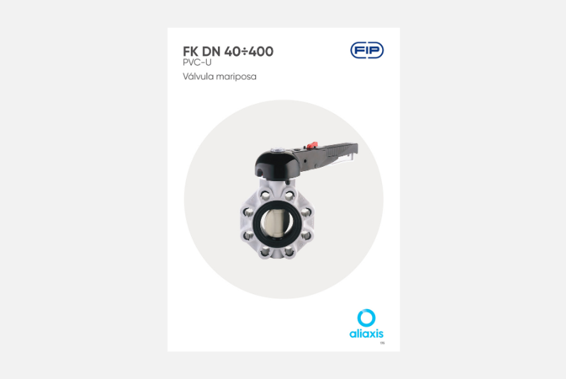Catálogo Válvula mariposa FK DN 40÷400 - PVC-U
