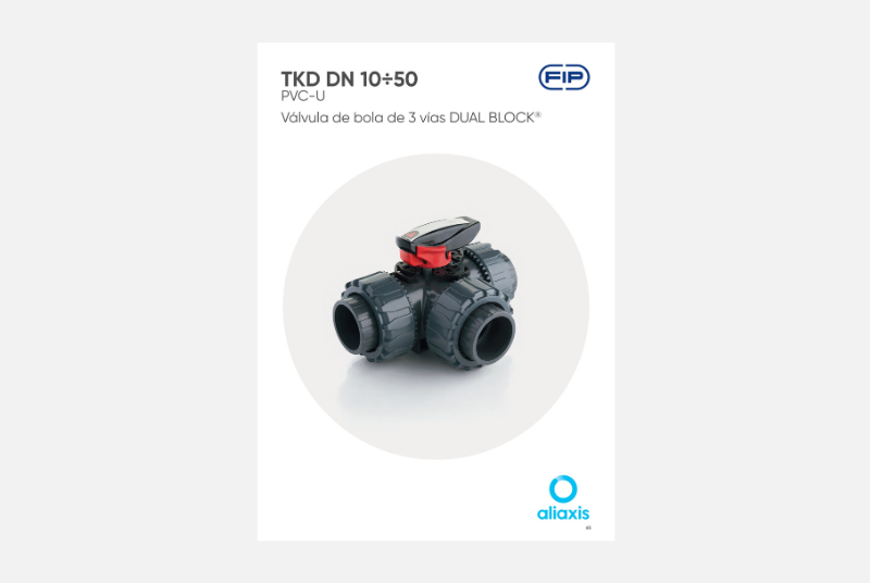 Catálogo Válvula de bola de 3 vías DUAL BLOCK® - PVC-U