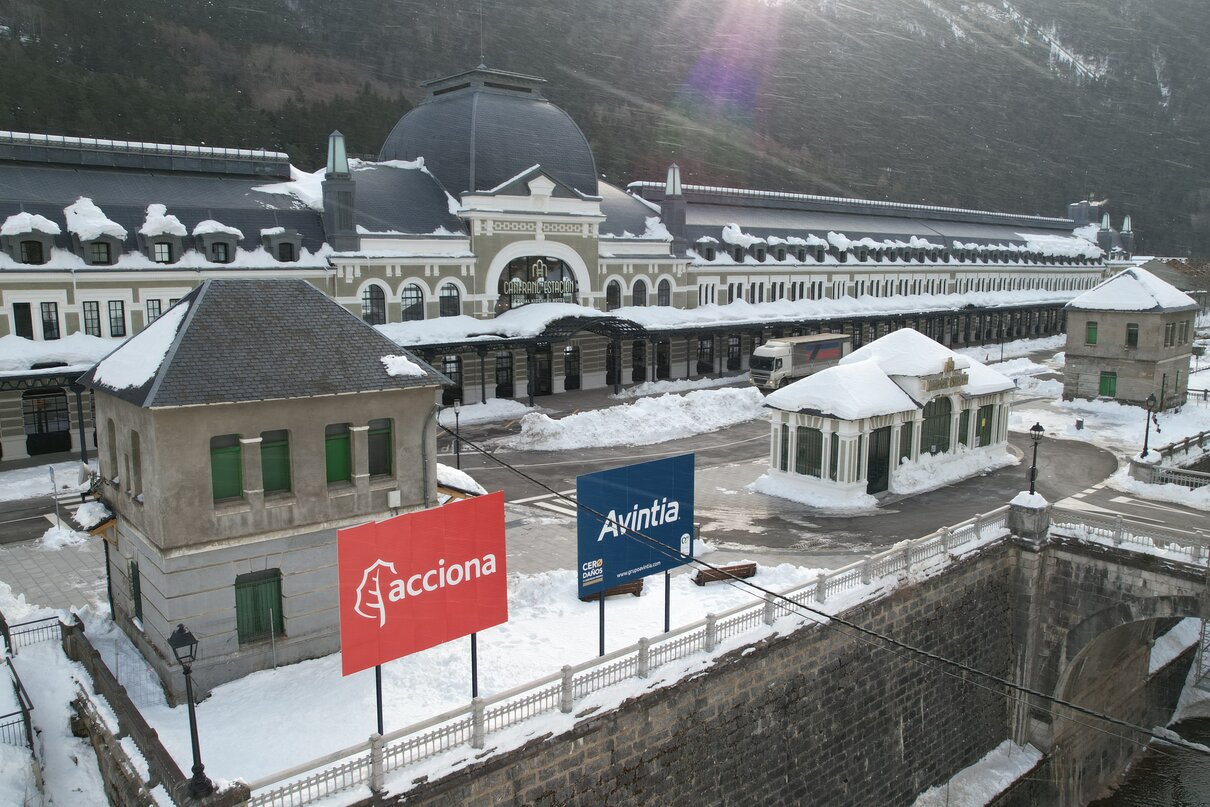 Aliaxis participa en la recuperación de la antigua estación de Canfranc