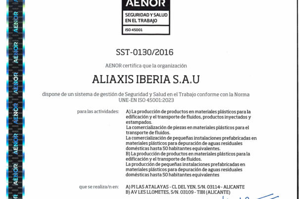 AENOR Seguridad y Salud Alicante