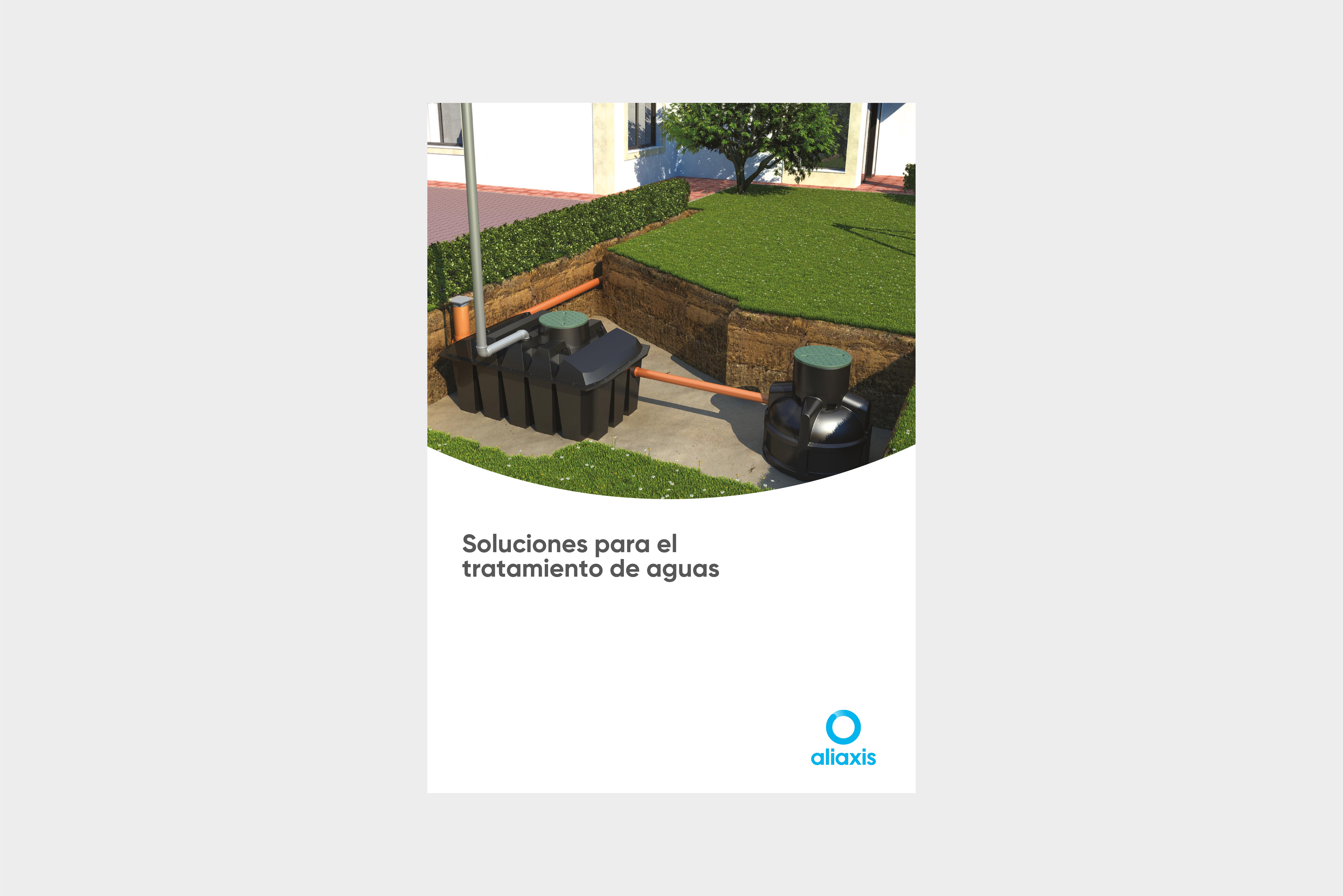 Díptico Soluciones para el Tratamiento de Aguas