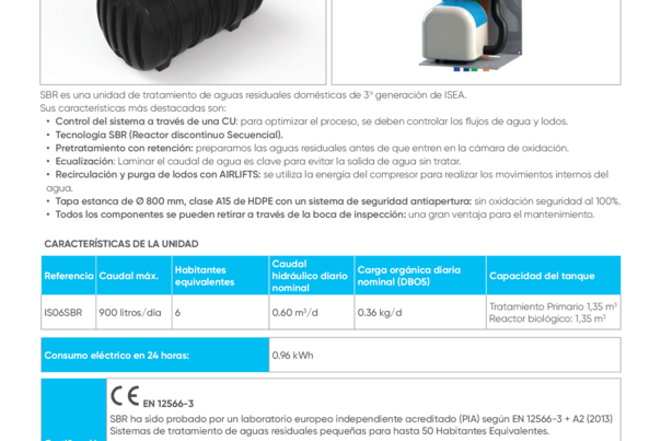 Ficha Técnica - Sistema SBR con ecualización ISEA 6 HE