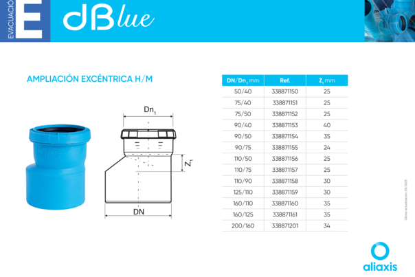 Ficha Técnica dBlue - Ampliacion excéntrica