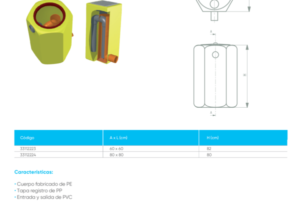 Ficha Técnica Arqueta con Filtro Oleoabsorvente