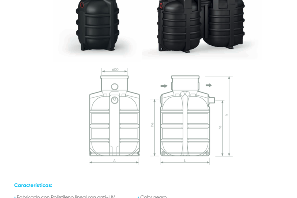 Ficha Técnica Tanques Enterrar Vertical PE