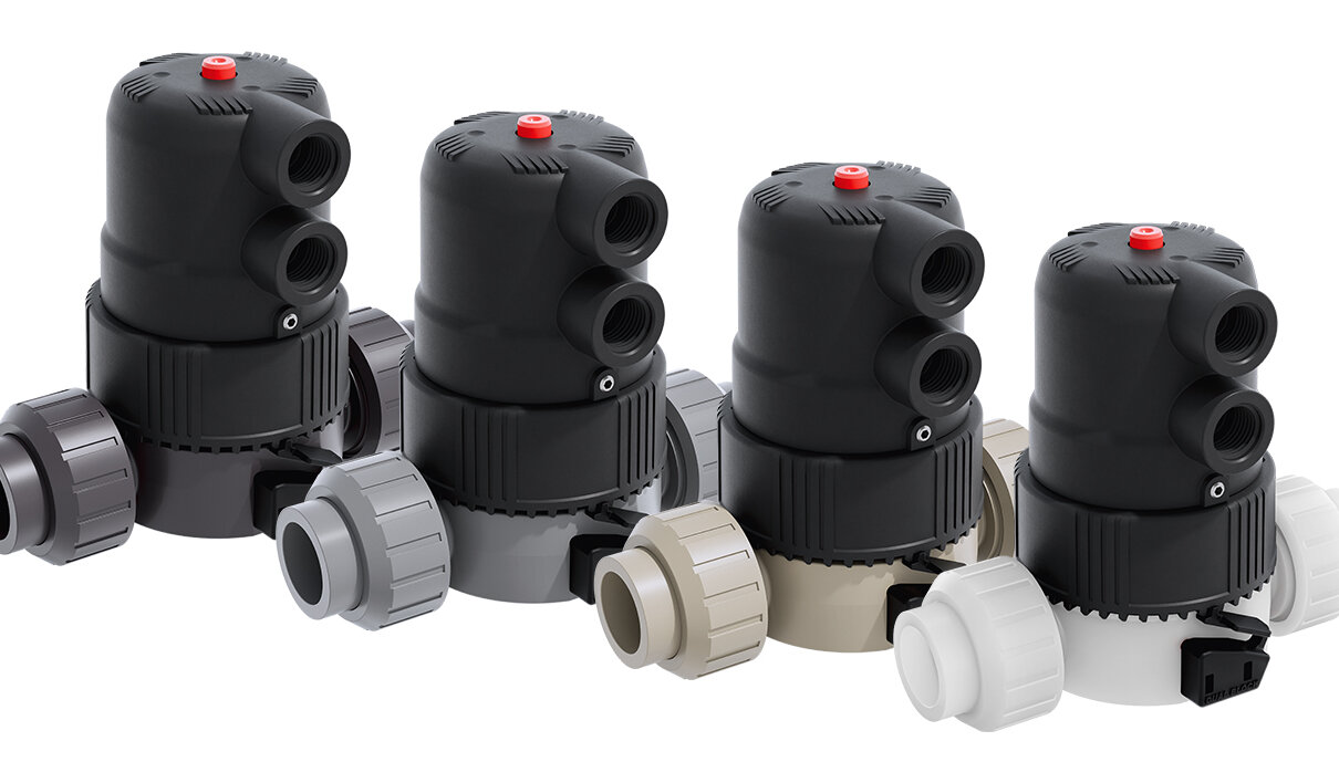 CK/CP: las nuevas válvulas de membrana compactas con tecnología DualBlock® de accionamiento neumático